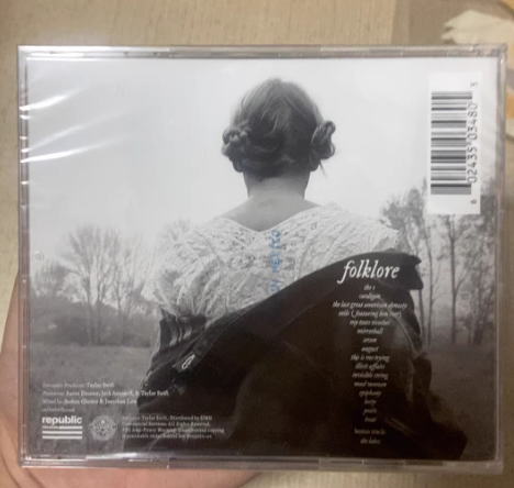 Taylor Swift Folklore Signed CD