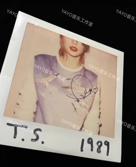 Taylor Swift Signed 1989 Black Vinyl LP