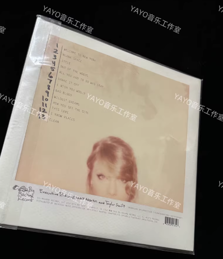 Taylor Swift Signed 1989 Black Vinyl LP