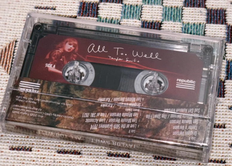 Taylor Swift Red “All Too Well” Fanmade Cassette EP