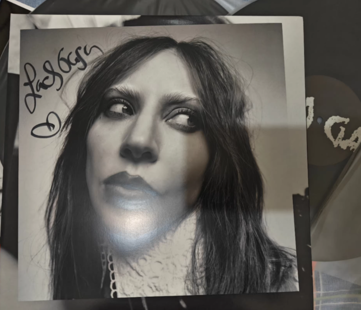 Lady Gaga Mayhem 2.0 Signed Card with Black Vinyl LP (Indie Exclusive)