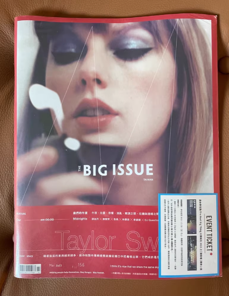 Taylor Swift Taiwan Big Issue May 2023 Midnights Cover