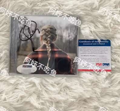 Taylor Swift Evermore Signed CD with PSA Authentication – Official Album