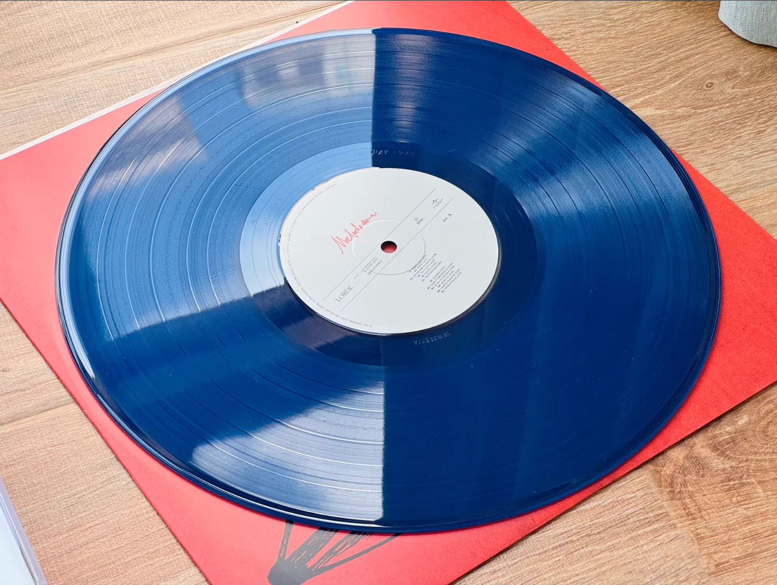 Lorde *Melodrama* limited blue vinyl LP with poster and inserts