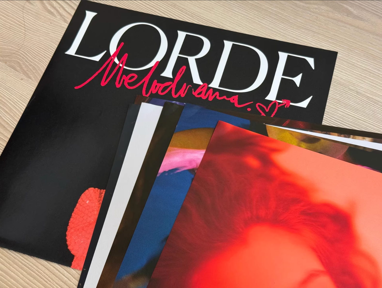 Lorde *Melodrama* limited blue vinyl LP with poster and inserts