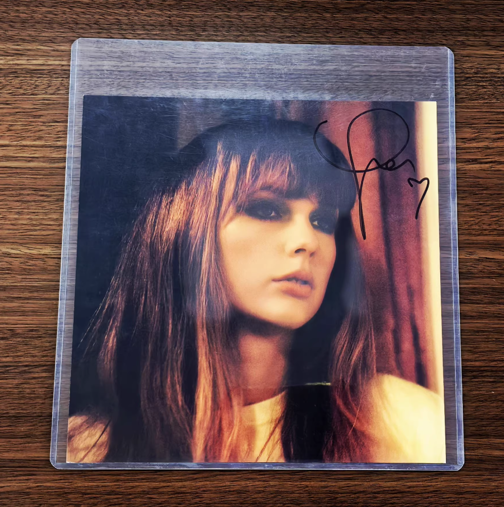 Taylor Swift - Midnights Signed Autograph Cards (Blood Moon &amp; Jade Green, Protected)