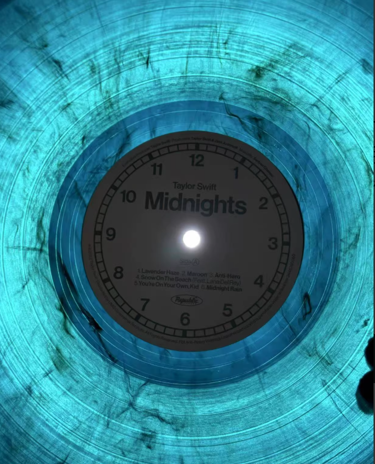Taylor Swift - Midnights (Jade Green Vinyl Signed Edition, Side Opened)