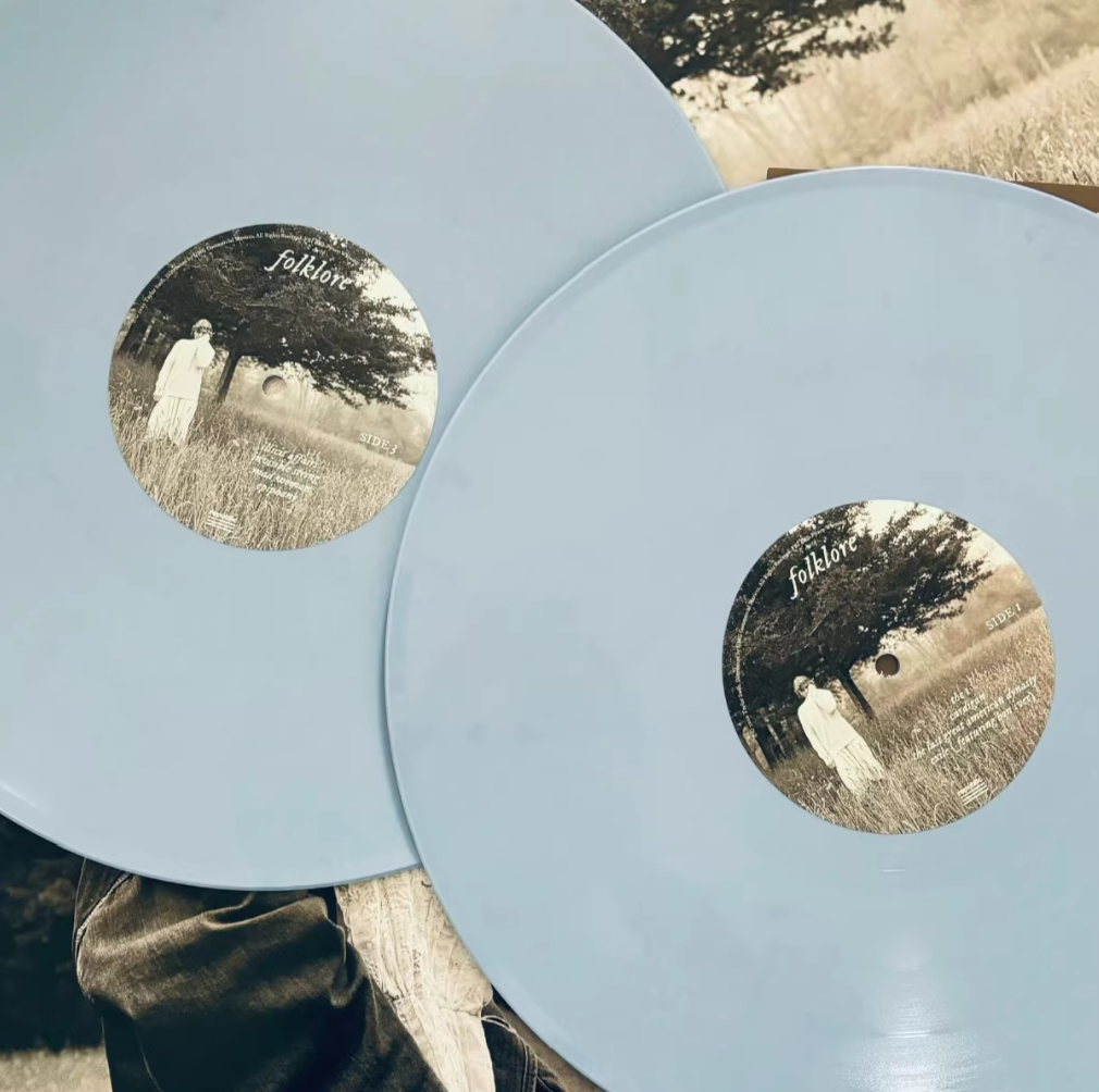 Taylor Swift - folklore (Version 6 “Hide And Seek” US Edition, Translucent Blue Vinyl, Opened)