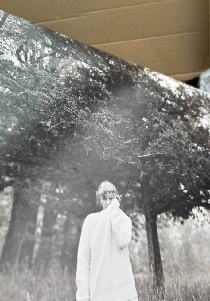 Taylor Swift - folklore (Version 6 “Hide And Seek” US Edition, Translucent Blue Vinyl, Opened)