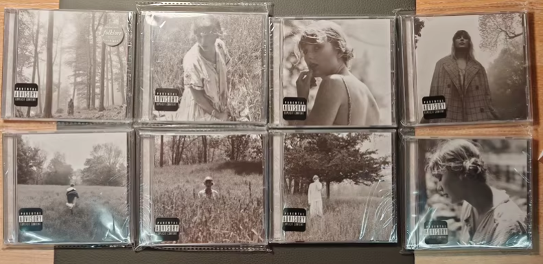 Taylor Swift folklore CD Set – US & Chinese Editions with Bonus Model