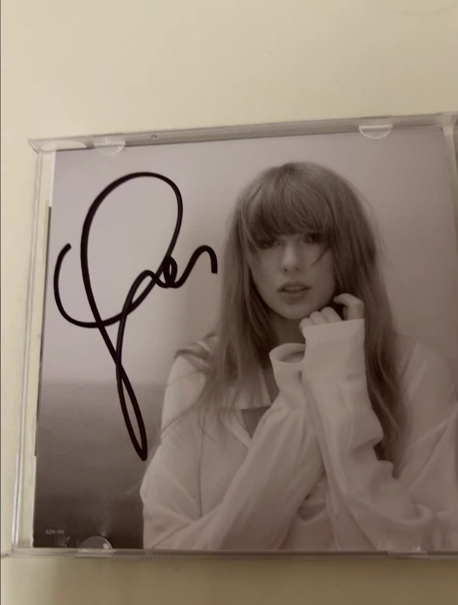 🤍 Taylor Swift TTPD Tortured Poets Department Signed CD - Opened But Perfect! Pure Poetry! 📖✨
