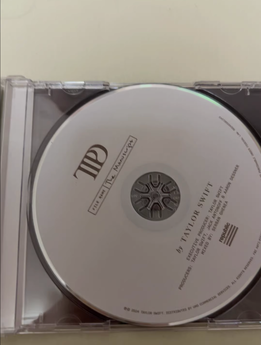 🤍 Taylor Swift TTPD Tortured Poets Department Signed CD - Opened But Perfect! Pure Poetry! 📖✨