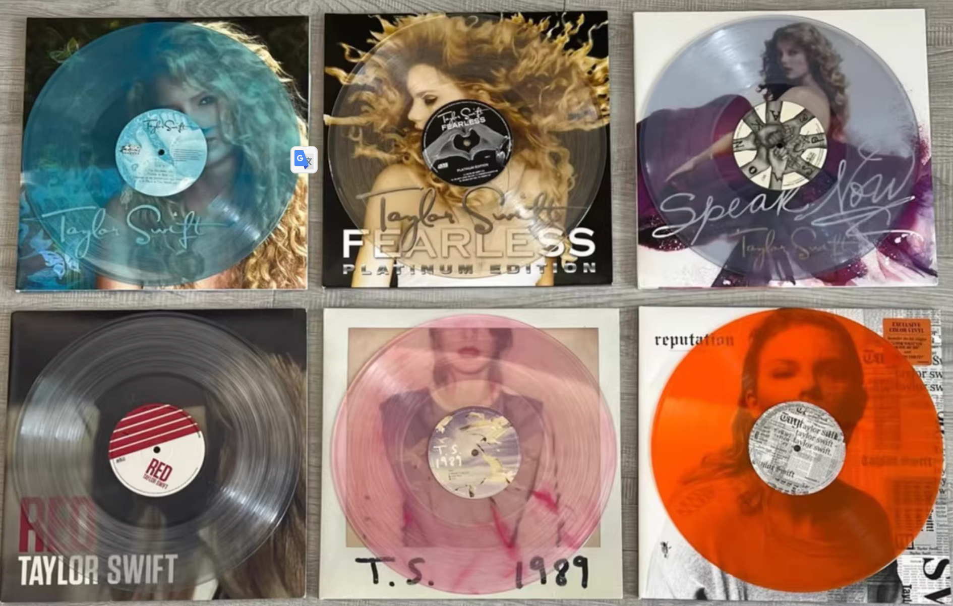 🌈 Taylor Swift RSD Colored Vinyl Bundle - Blue, Gold, Smoky, Clear, Pink & Orange! European + US Pressings! 💿✨