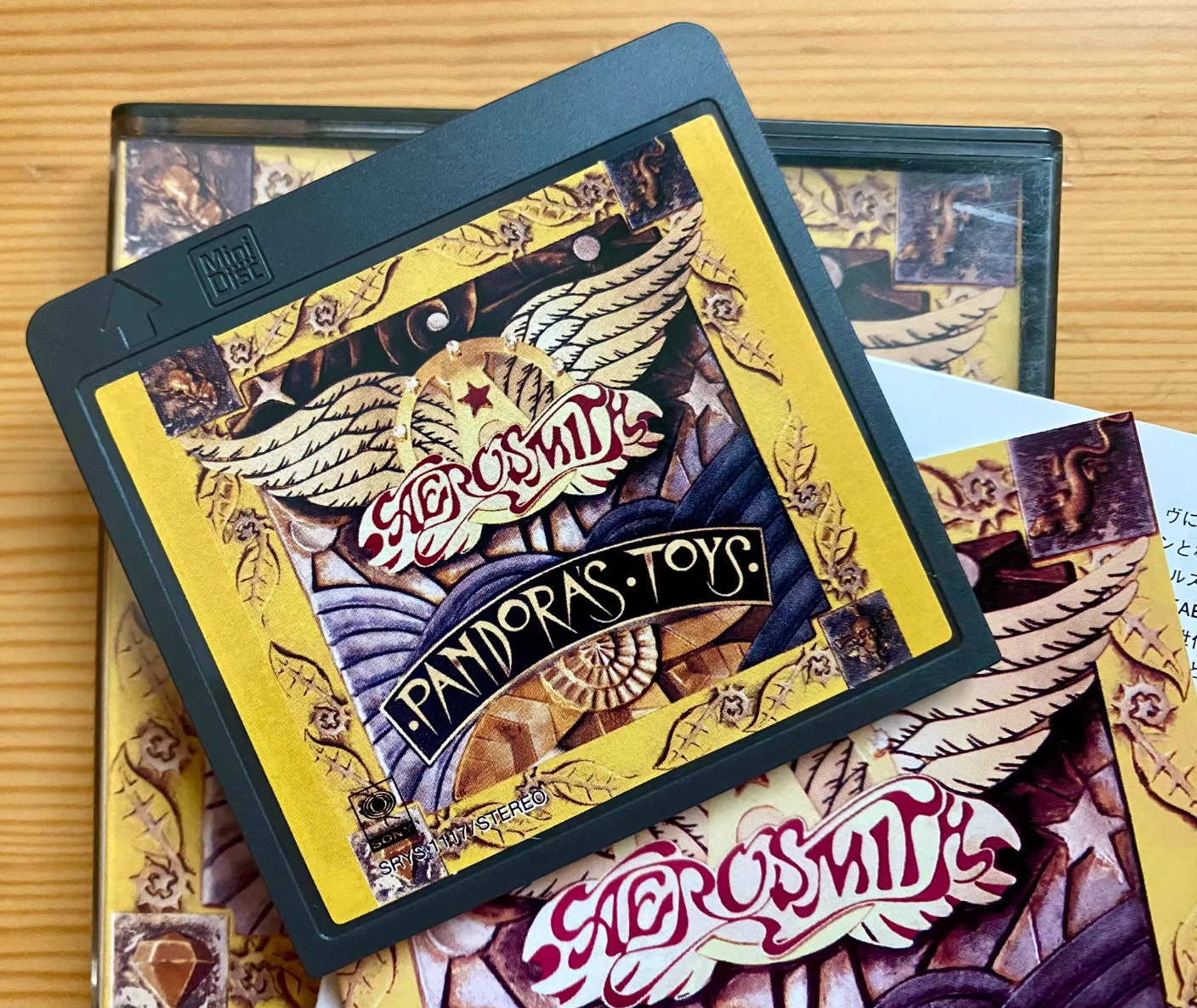 Aerosmith "Toys in the Attic" Japanese MiniDisc! VG+ condition, well-maintained by previous collector! 🤘🎵