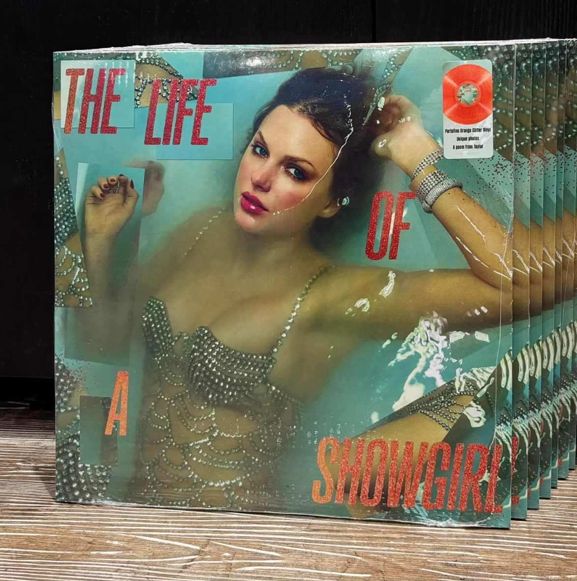 Taylor Swift *The Life of a Showgirl* Vinyl LP (U.S. Press, Sharp Corners, Brand New)