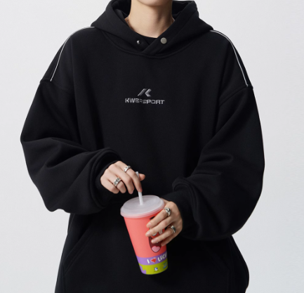 Oversized Fleece Hoodie Men’s Pullover –folklore