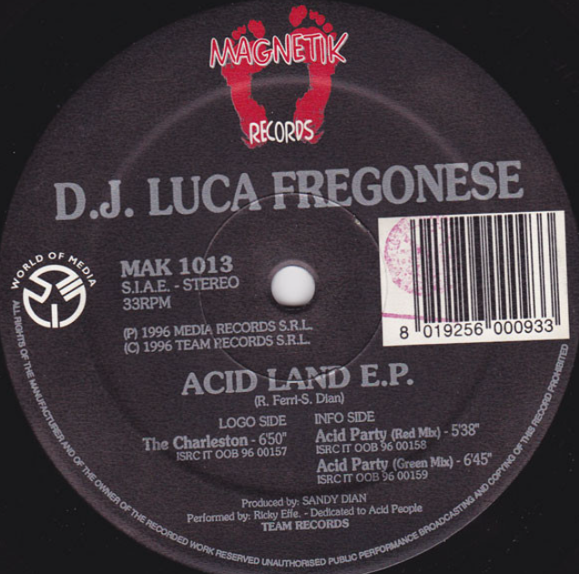 DJ Luca Fregonese* - Acid Land E.P.