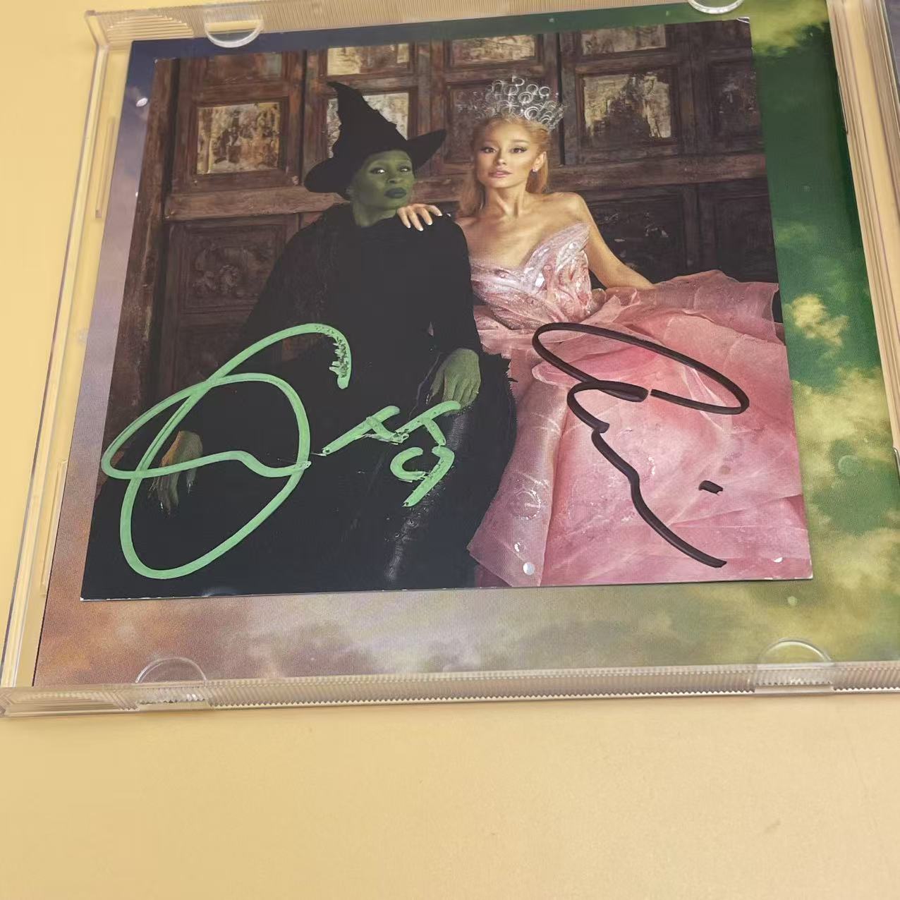 Wicked_Signed_CD_Ariana_Grande_Cynthia_Erivo