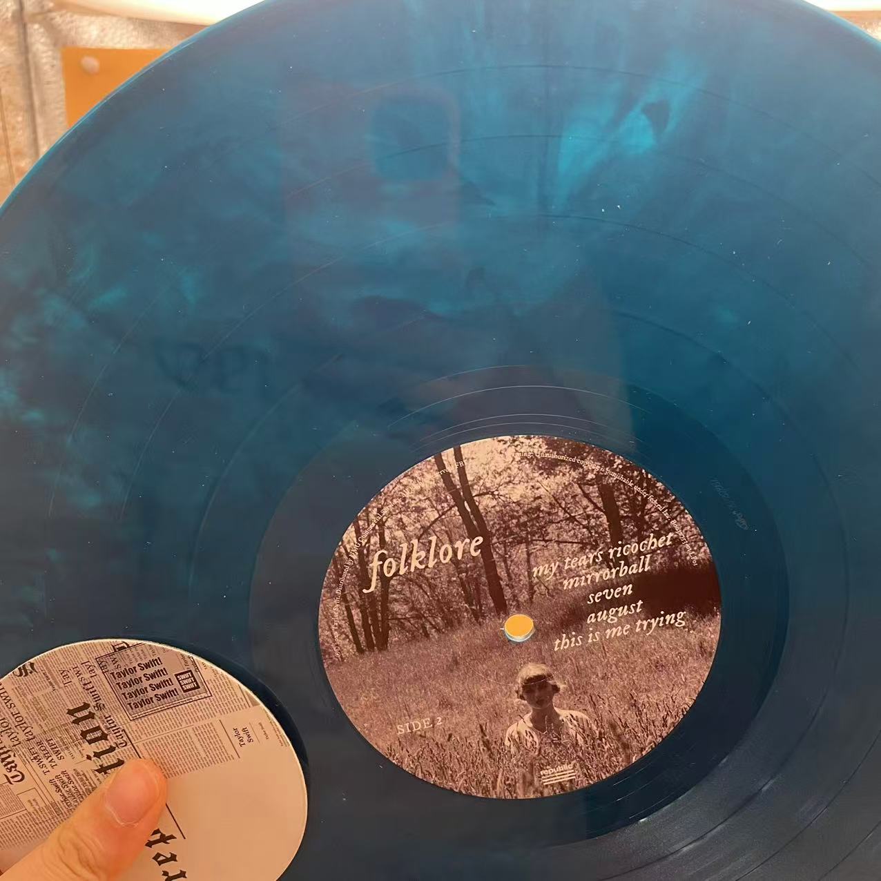 Taylor Swift - Folklore (2xLP, Album, Dlx, Ltd, Tea)