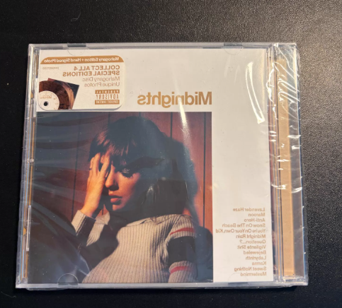 Taylor Swift Midnights Mahogany Edition Autographed CD Sealed Discontinued