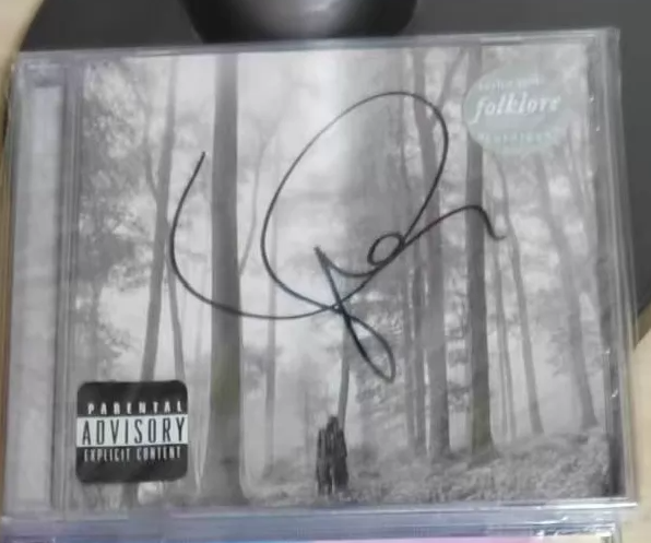 Taylor Swift Folklore Third Batch Autographed CD Sealed