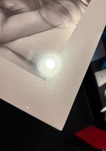 Taylor Swift TTPD The Tortured Poets Department Tan Beige 2LP Vinyl Sealed Minor Corner Dent