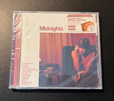 Taylor Swift Midnights Blood Moon Autographed CD Sealed Discontinued Perfect Condition
