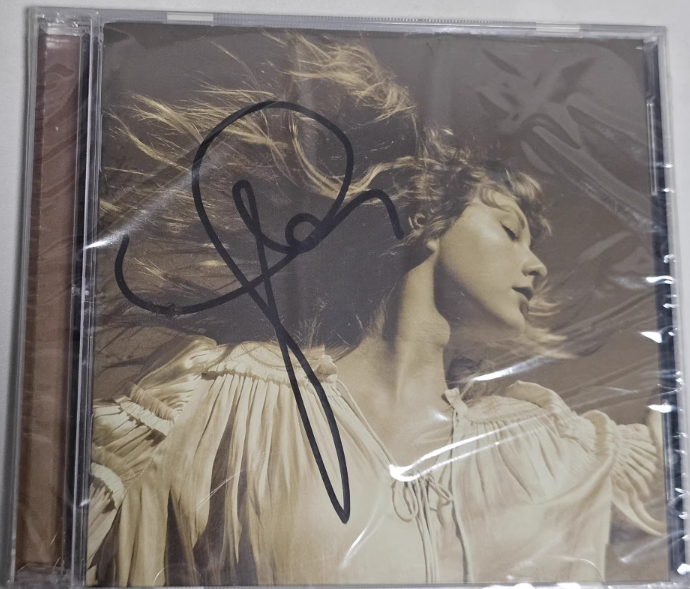 Taylor Swift Fearless (Taylor's Version) Autographed CD Sealed
