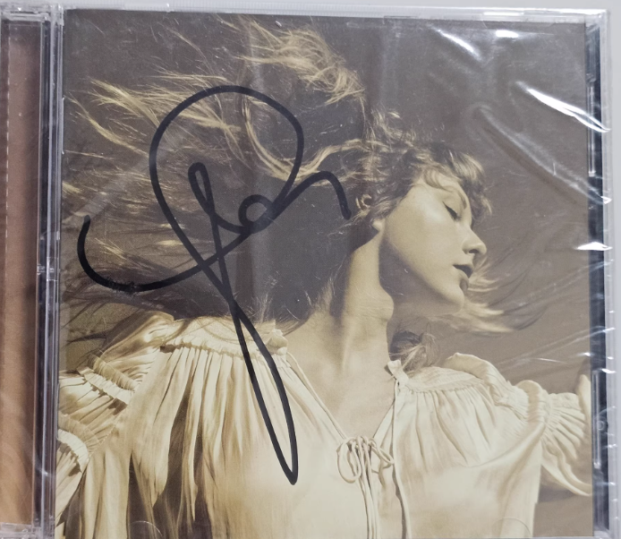 Taylor Swift Fearless (Taylor's Version) Autographed CD Sealed