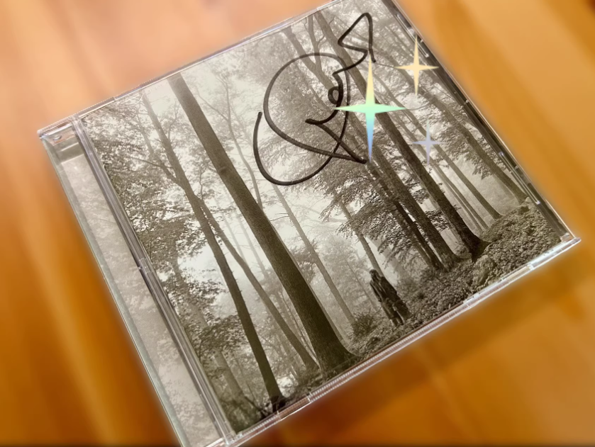 Taylor Swift Folklore Signed CD Heart Signature Open Box