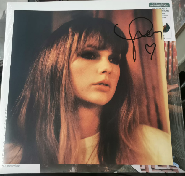 Taylor Swift Midnights Signed Insert Autograph Heart Read Desc