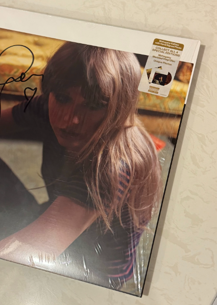 Taylor Swift Midnights Signed Vinyl LP Autograph Heart Complete