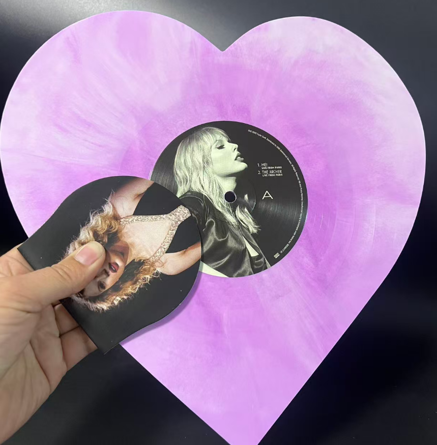 Taylor Swift – Lover Live From Paris Heart Shaped Vinyl 2LP NM/NM