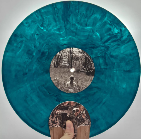 Taylor Swift – Folklore “Hide And Seek” Translucent Blue Vinyl 2LP NM/VG