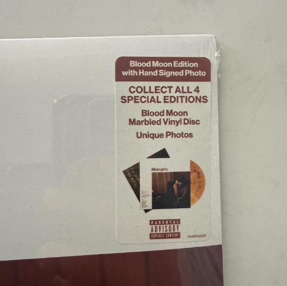 Taylor Swift – Midnights Blood Moon Signed Vinyl LP Sealed M/M