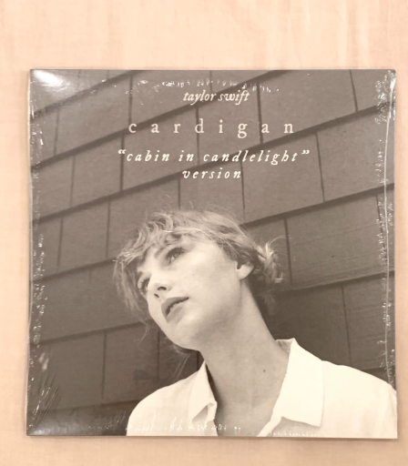 Taylor Swift – Cardigan Cabin in Candlelight Version 12" White Vinyl LP, Brand New Sealed