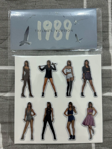 Taylor Swift – 1989 Taylor’s Version Puffy Stickers Official Merch Set New