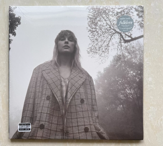 Taylor Swift – Folklore In The Trees Variant 2LP Colored Vinyl Sealed Corner Damage