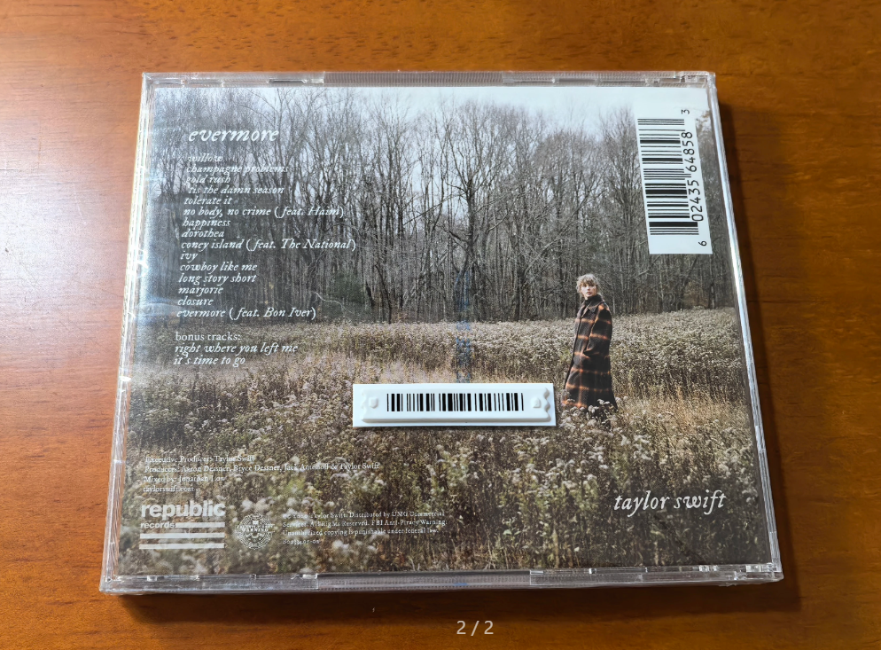 Taylor Swift Evermore – URVC