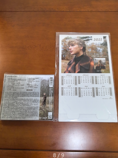 Taylor Swift – folklore Taiwan CD Set 1-8 + evermore CD Sealed M/M