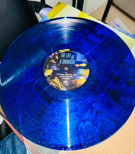 Taylor Swift – The Life Of A Showgirl Blue Vinyl LP M/NM