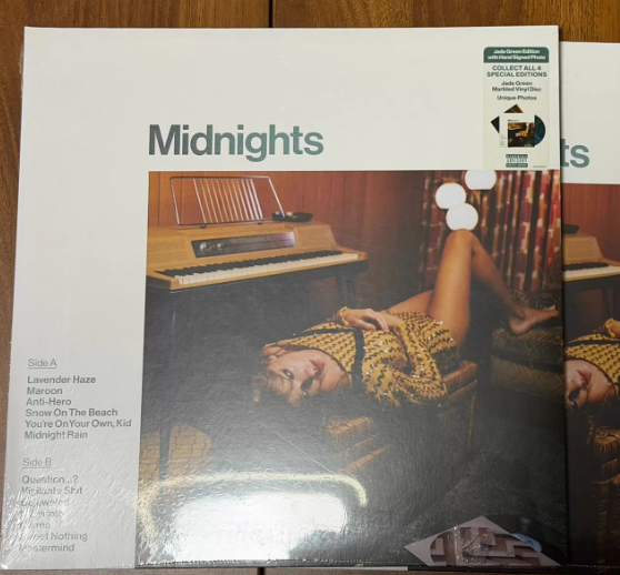 Taylor Swift – Midnights Jade Green Signed Vinyl LP Sealed