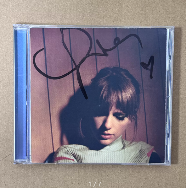 Taylor Swift – Midnights Moonstone Blue Signed CD NM/VG+