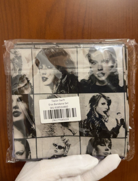 Taylor Swift The Eras Tour Bandana Scarf Official Merch M/M