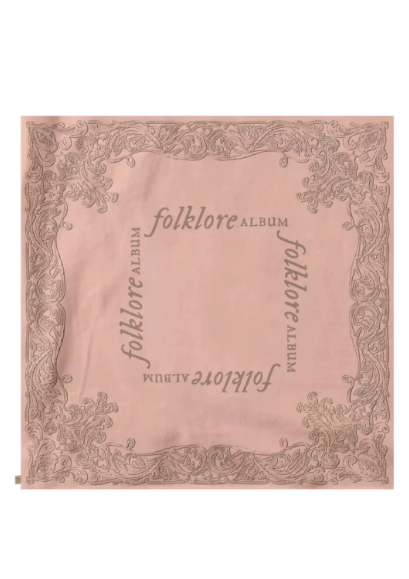 Taylor Swift Folklore Album Cobblestone Peach Bandana Official Merch M/M