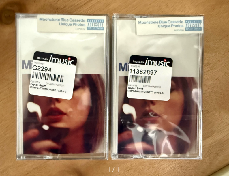 Taylor Swift – Midnights Moonstone Blue Cassette Sealed Edition M/M