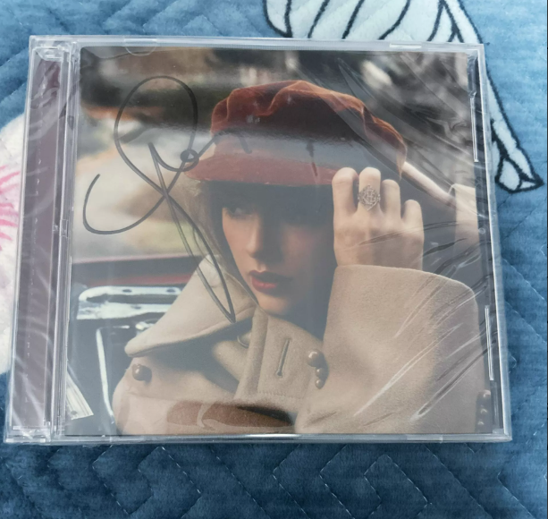 Taylor Swift RED TAYLOR'S VERSION サイン入り Taylor Swift – Red (Taylor's Version) Signed CD Sealed M/M – URVC