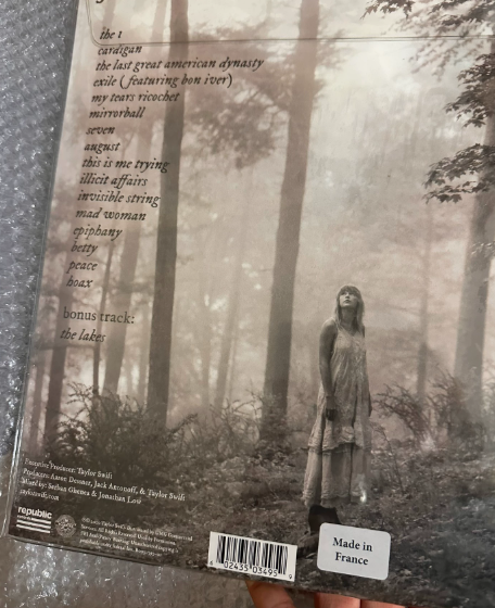 Taylor Swift – Folklore “Running Like Water” Beige Vinyl Factory Sealed M/NM