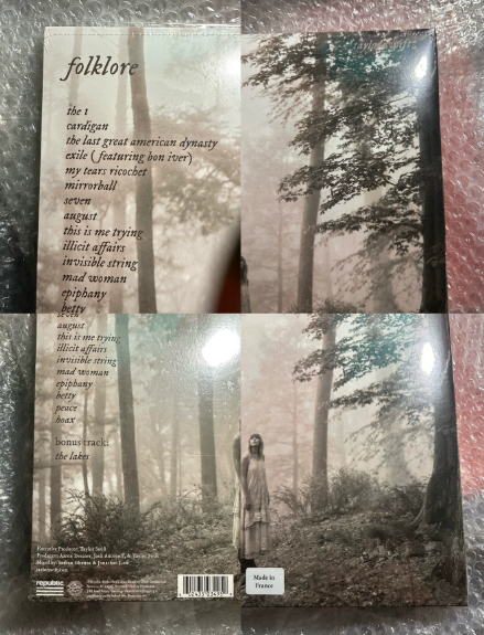 Taylor Swift – Folklore “Running Like Water” Beige Vinyl Factory Sealed M/NM