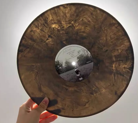 Taylor Swift – Folklore “Hide And Seek” Brown Marble Vinyl VG+/VG+ With Hype Sticker